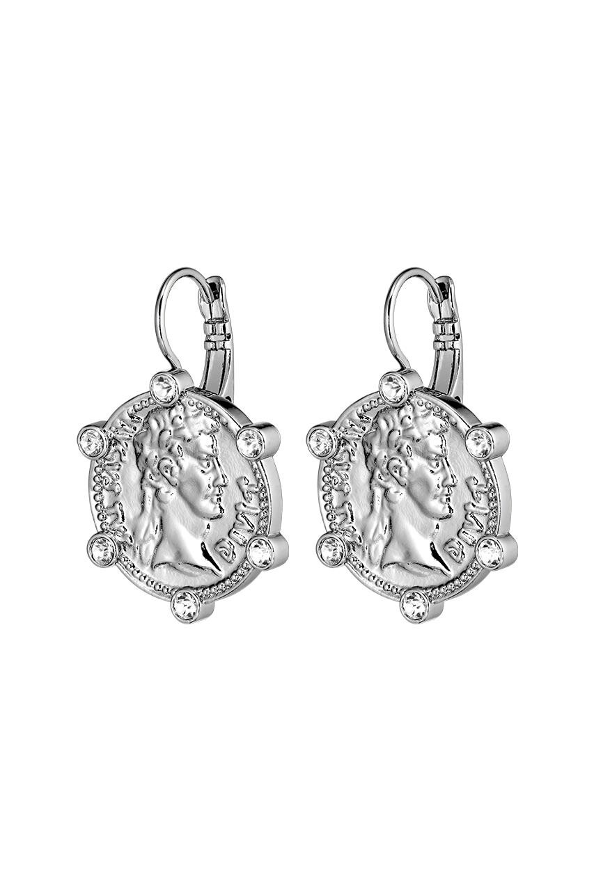 Dyrberg Kern Dyrberg/Kern Como Earring, Color: Silver/Crystal, Onesize, Women