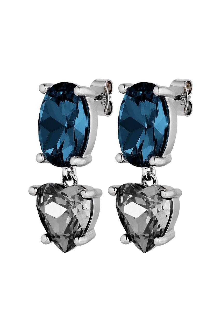 Dyrberg Kern Dyrberg/Kern Anett Earring, Color: Silver/Blue, Onesize, Women