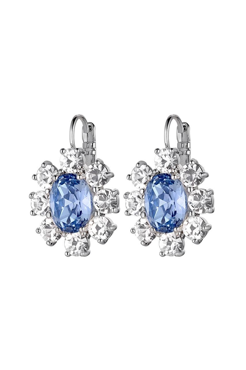 Dyrberg Kern Dyrberg/Kern Valentina Earring, Color: Silver/Blue, Onesize, Women