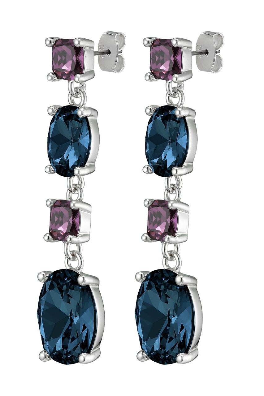 Dyrberg Kern Dyrberg/Kern Cornelia Earring, Color: Silver/Blue, Onesize, Women