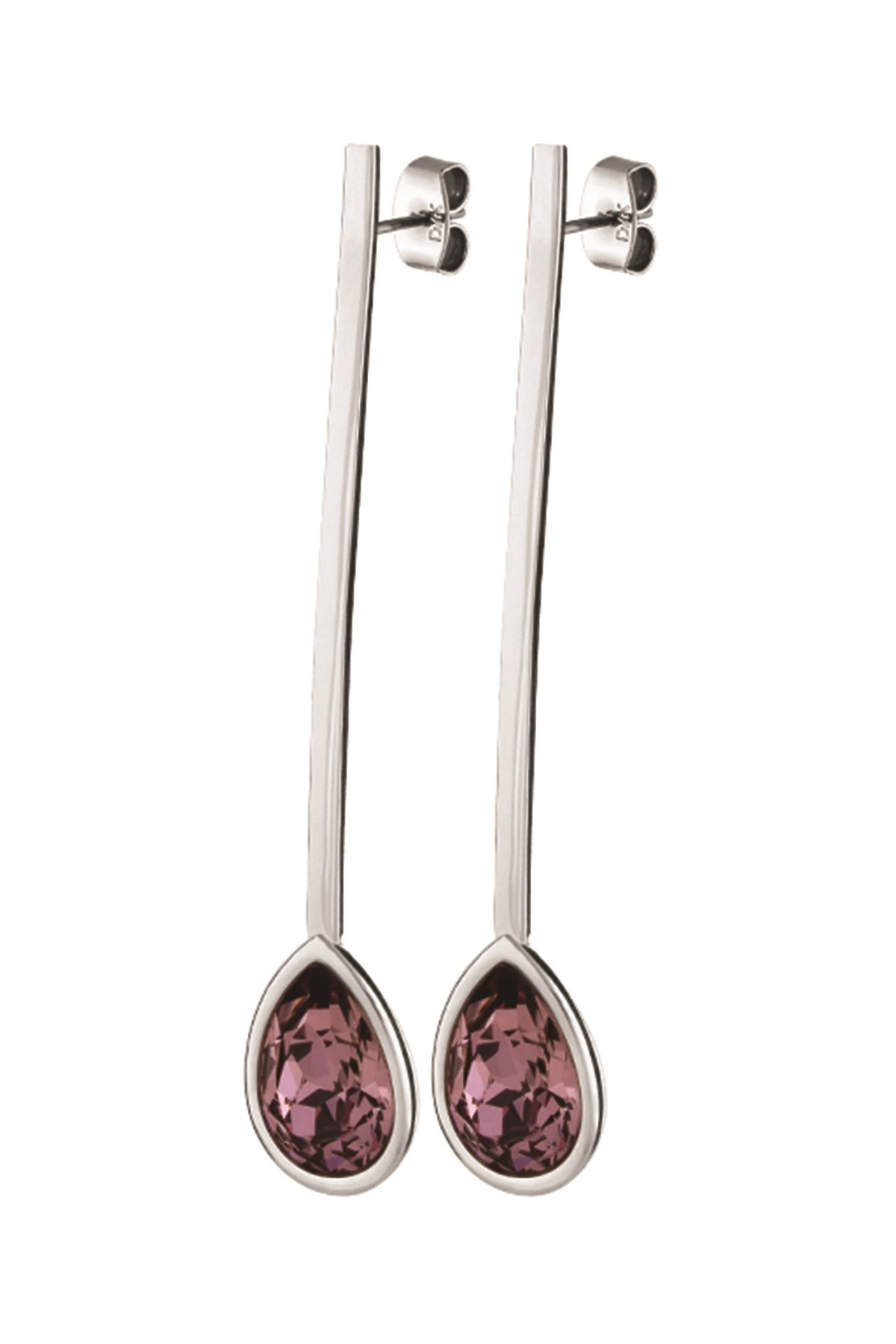 Dyrberg Kern Dyrberg/Kern Verona Earring, Color: Silver, Pink, Onesize, Women