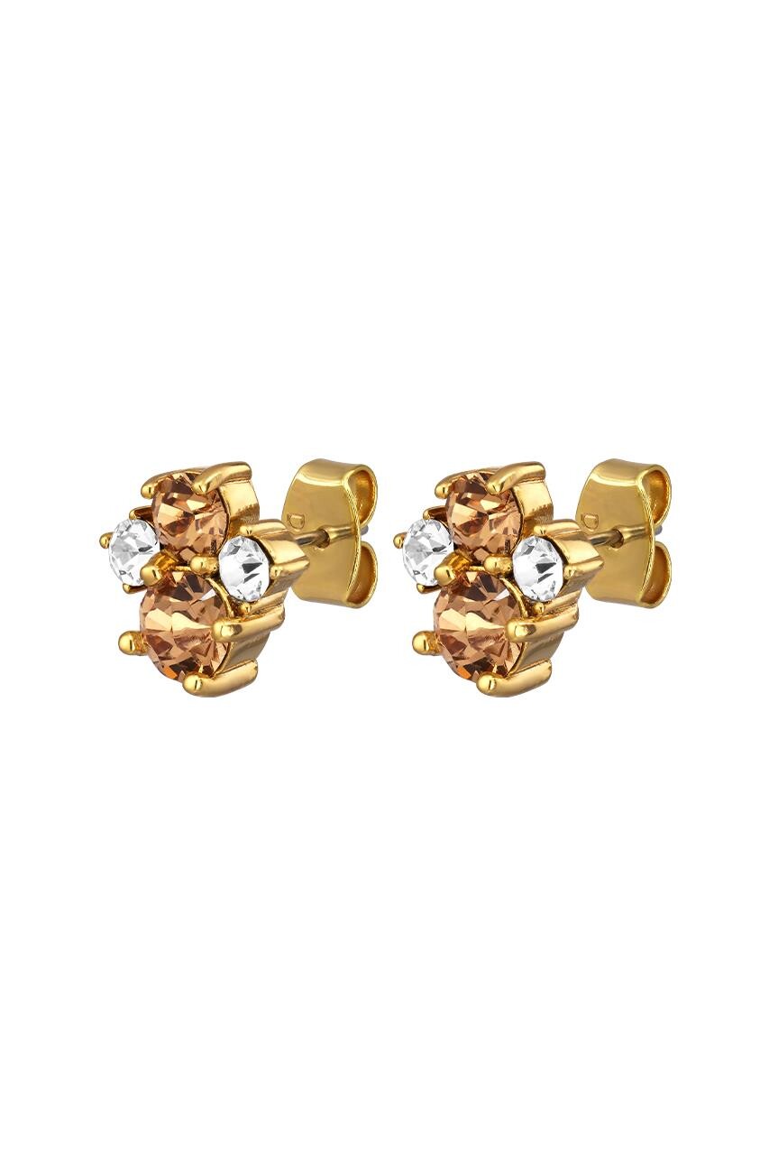 Dyrberg Kern Dyrberg/Kern Billis Earring , Color: Golden, Onesize, Women