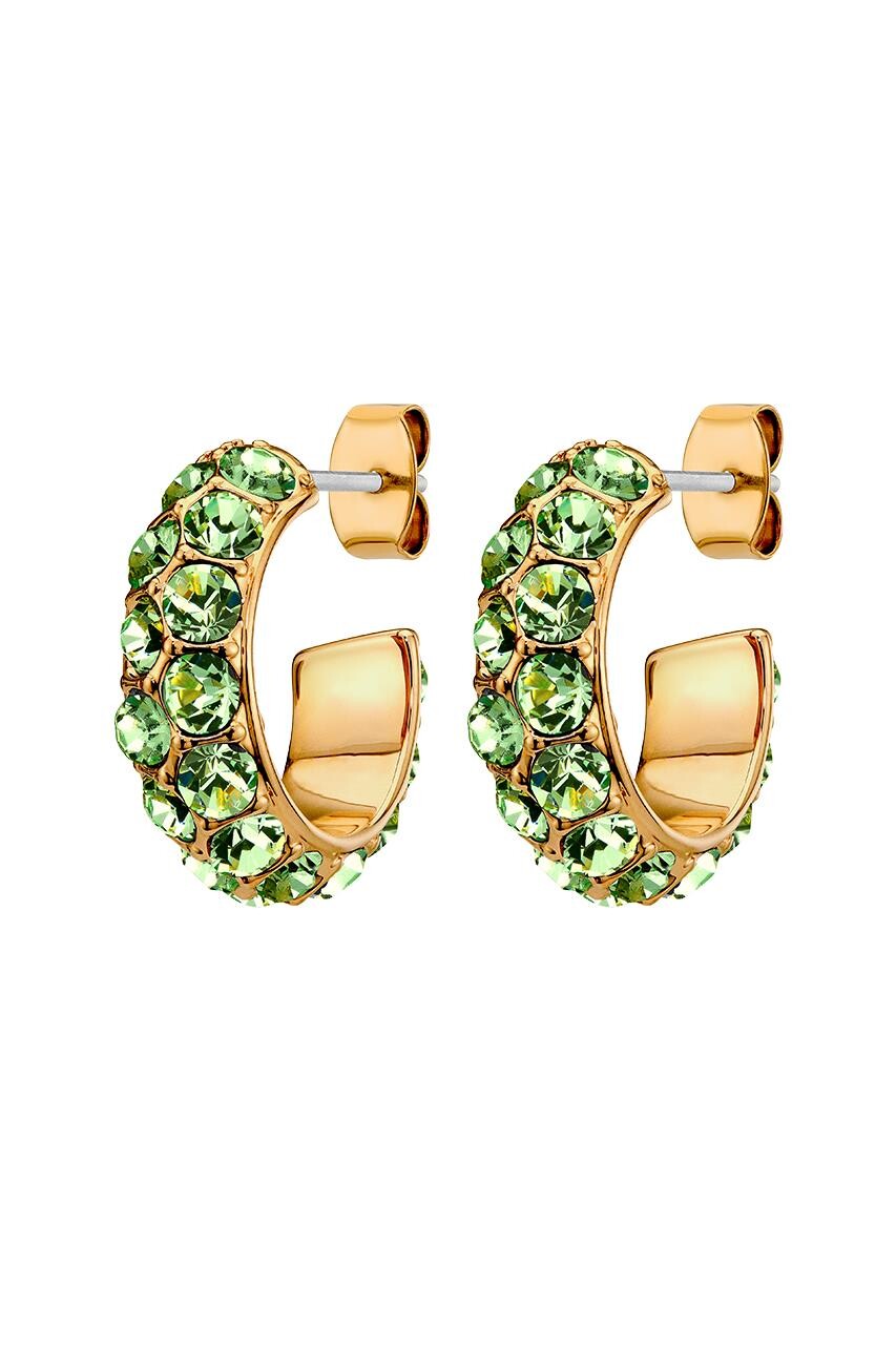 Dyrberg Kern Dyrberg/Kern Heidi Earring, Color: Gold/Green, Onesize, Women