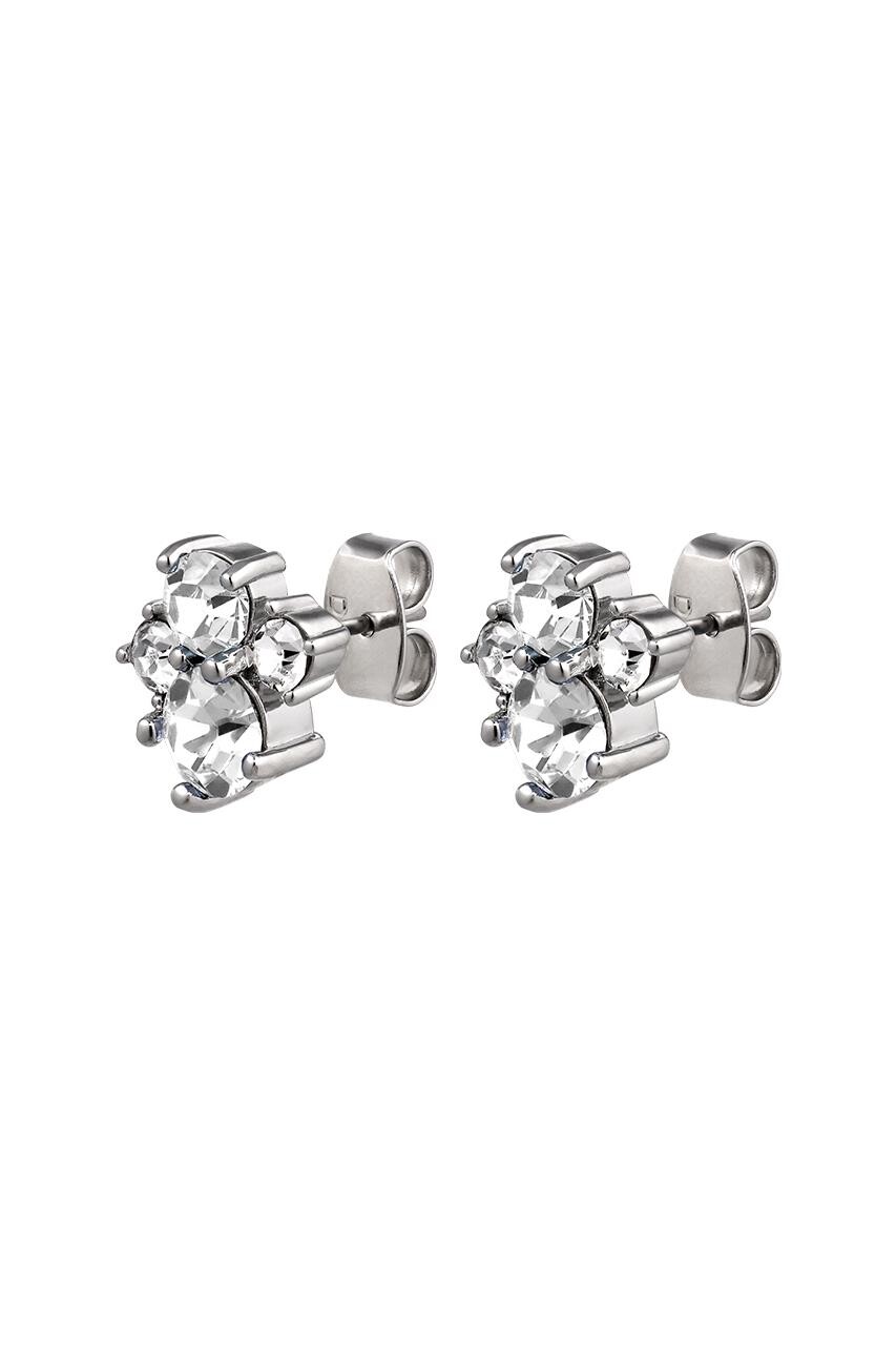 Dyrberg Kern Dyrberg/Kern Billis Earring, Color: Silver/Crystal, Onesize, Women