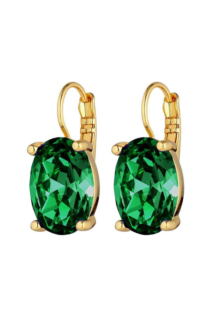 Dyrberg Kern Dyrberg/Kern Chantal Earring, Color: Gold/Green, Onesize, Women