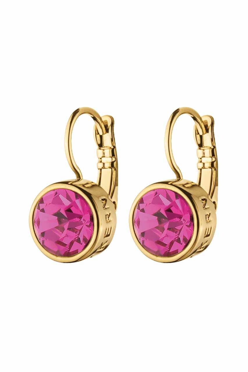 Dyrberg Kern Dyrberg/Kern Louise Earring, Color: Gold/Pink, Onesize, Women