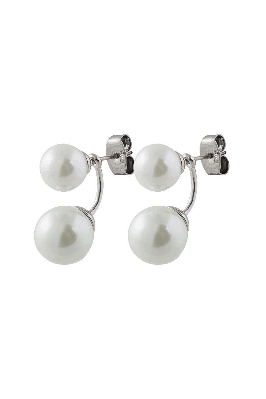 Dyrberg Kern Dyrberg/Kern Dee Earring, Color: Silver/White, Onesize, Women