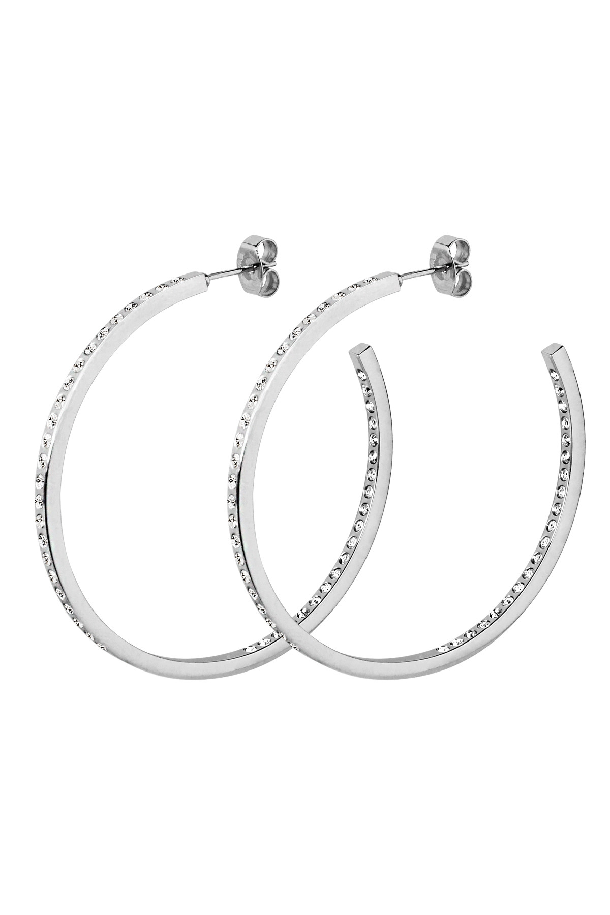 Dyrberg Kern Dyrberg/Kern Quinnie Earring, Color: Silver/Crystal, Onesize, Women