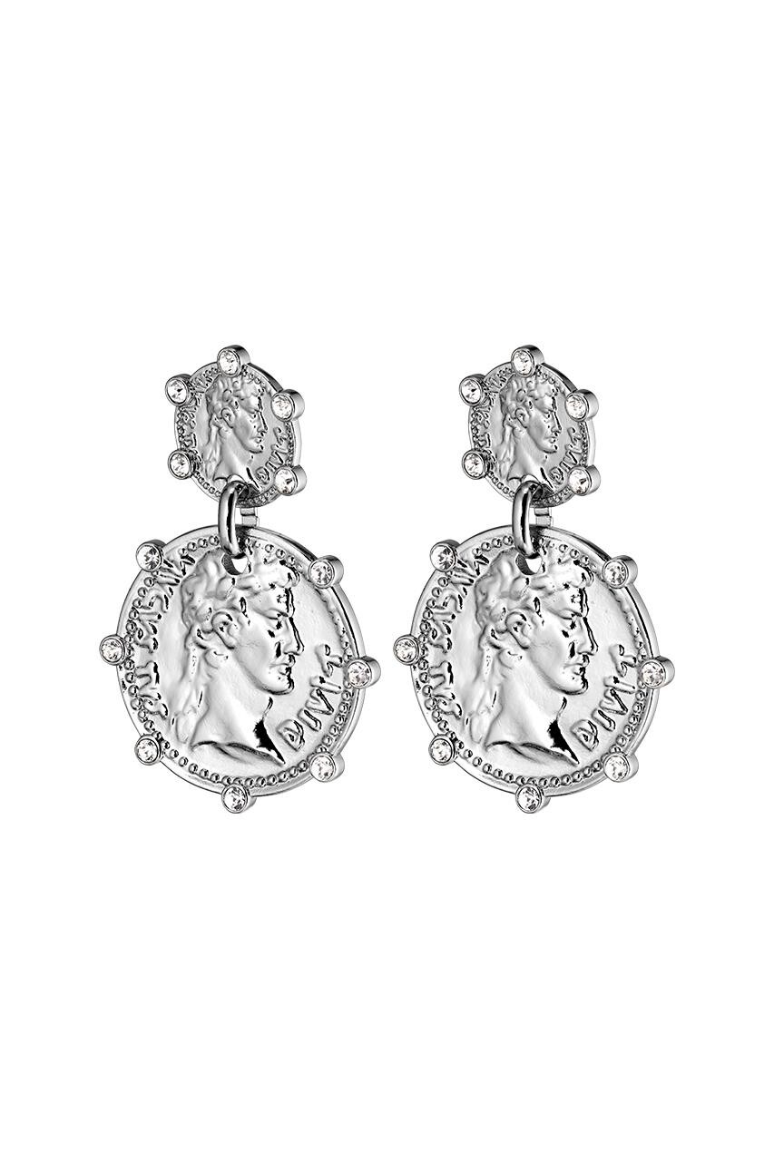 Dyrberg Kern Dyrberg/Kern Monza Earring, Color: Silver/Crystal, Onesize, Women