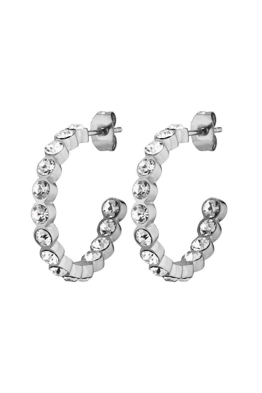 Dyrberg Kern Dyrberg/Kern Holly Earring, Color: Silver/Crystal, Onesize, Women