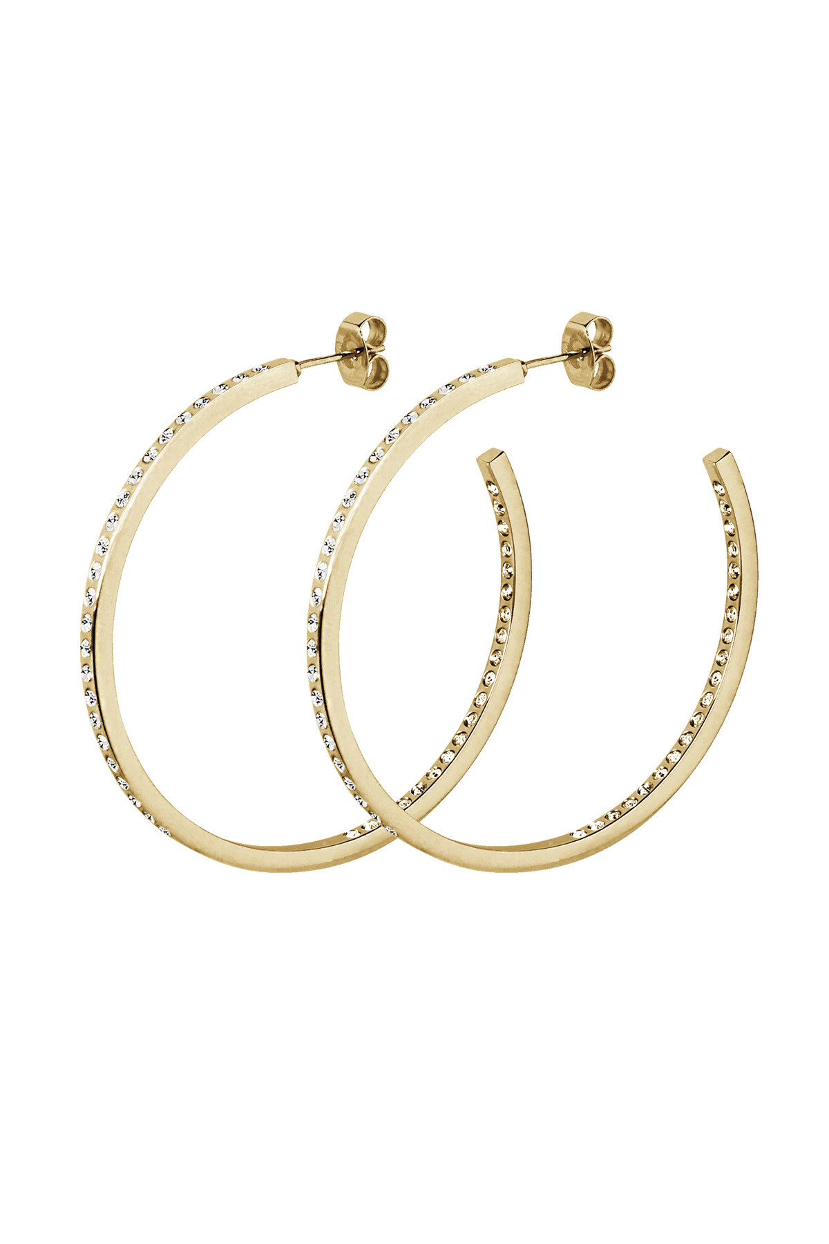 Dyrberg Kern Dyrberg/Kern Quinnie Earring, Color: Gold/Crystal, Onesize, Women
