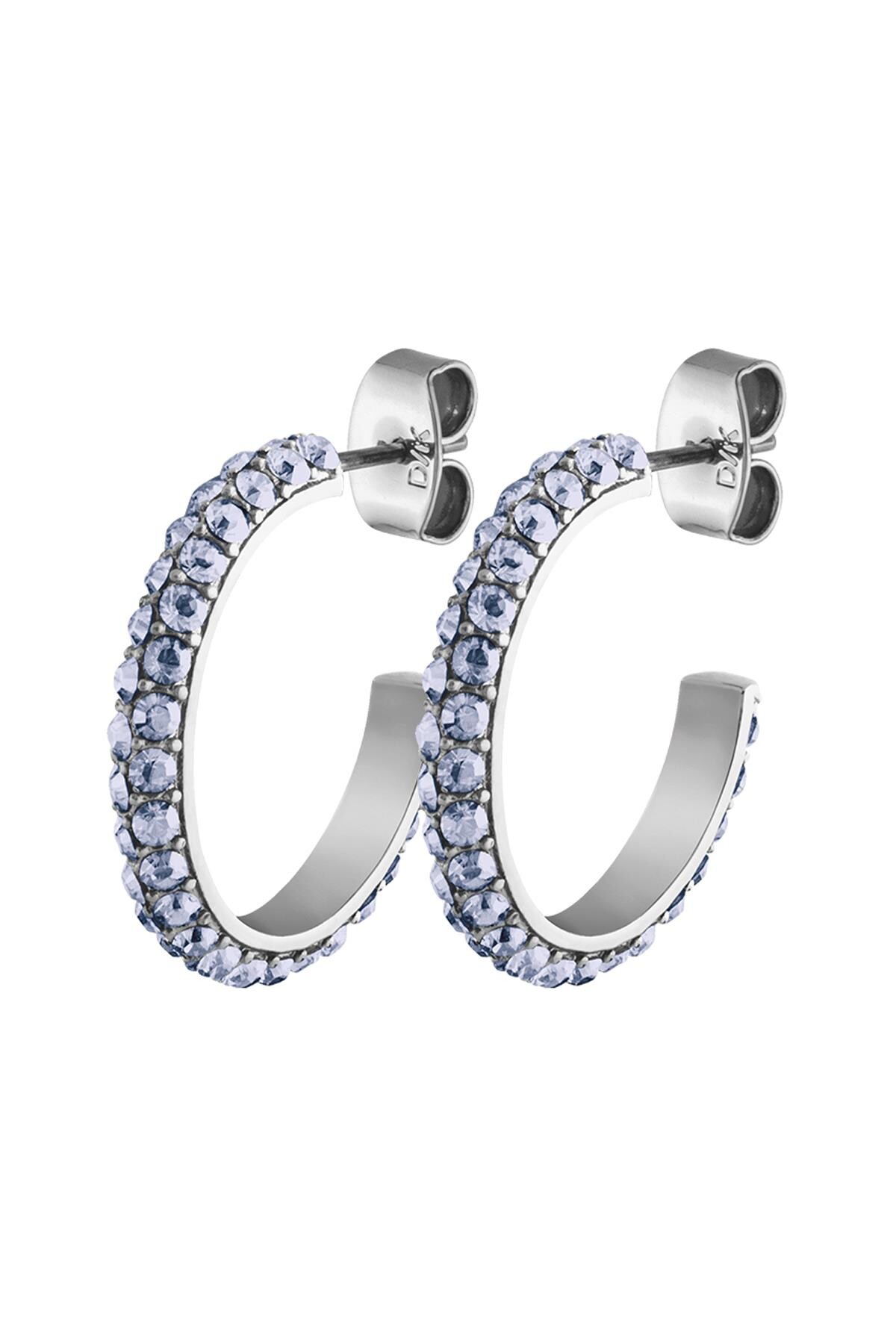 Dyrberg Kern Dyrberg/Kern Hosta Earring, Color: Silver/Blue, Onesize, Women