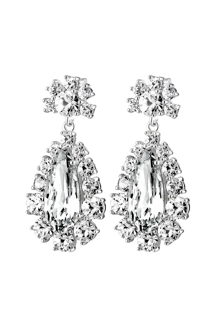 Dyrberg Kern Dyrberg/Kern Lucia Earring, Color: Silver/Crystal, Onesize, Women
