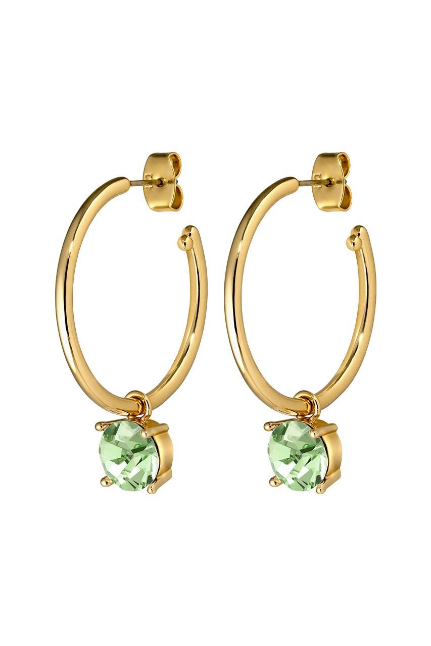 Dyrberg Kern Dyrberg/Kern Diega Earring, Color: Gold/Green, Onesize, Women