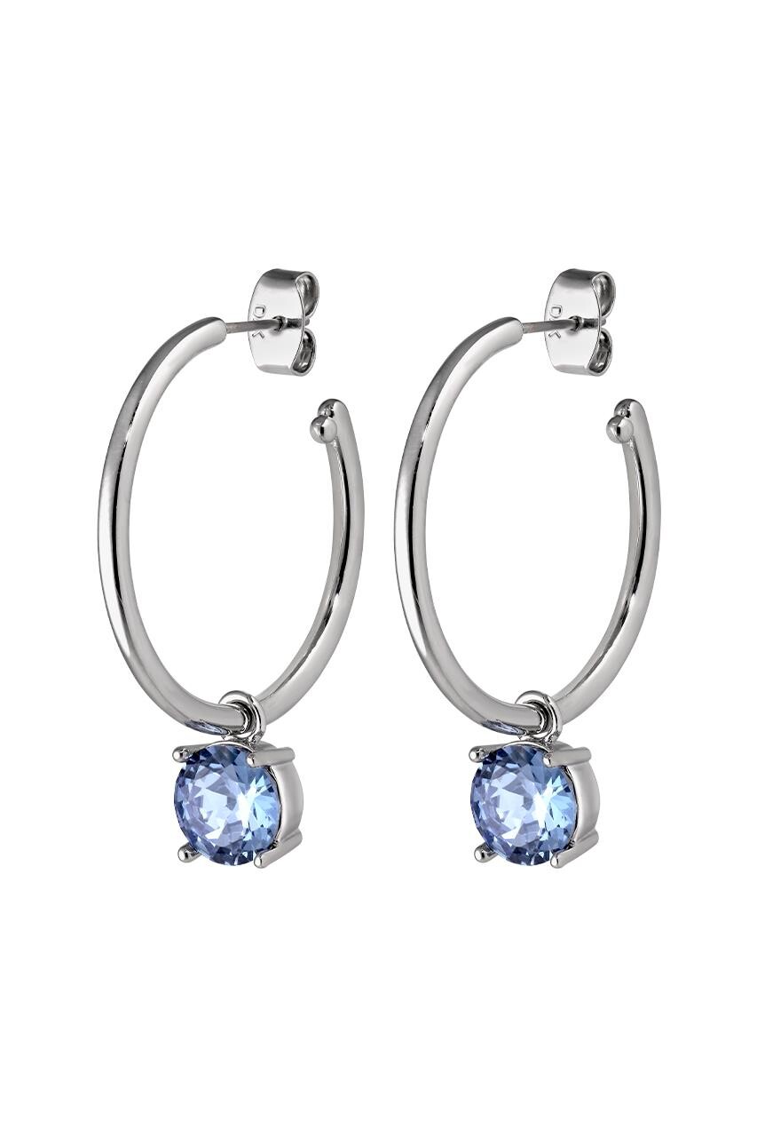 Dyrberg Kern Dyrberg/Kern Diega Earring, Color: Silver/Blue, Onesize, Women