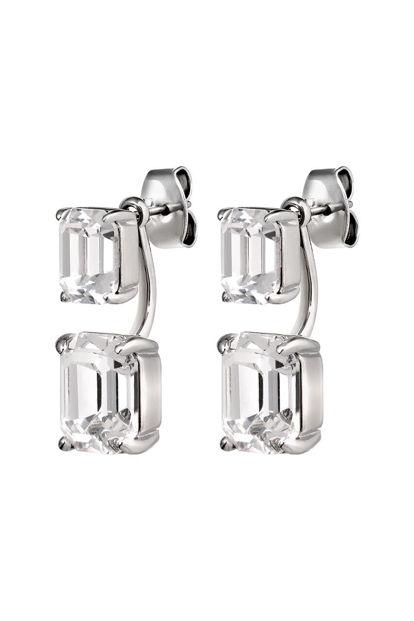 Dyrberg Kern Dyrberg/Kern Teti Earring , Color: Silver/Crystal, Onesize, Women