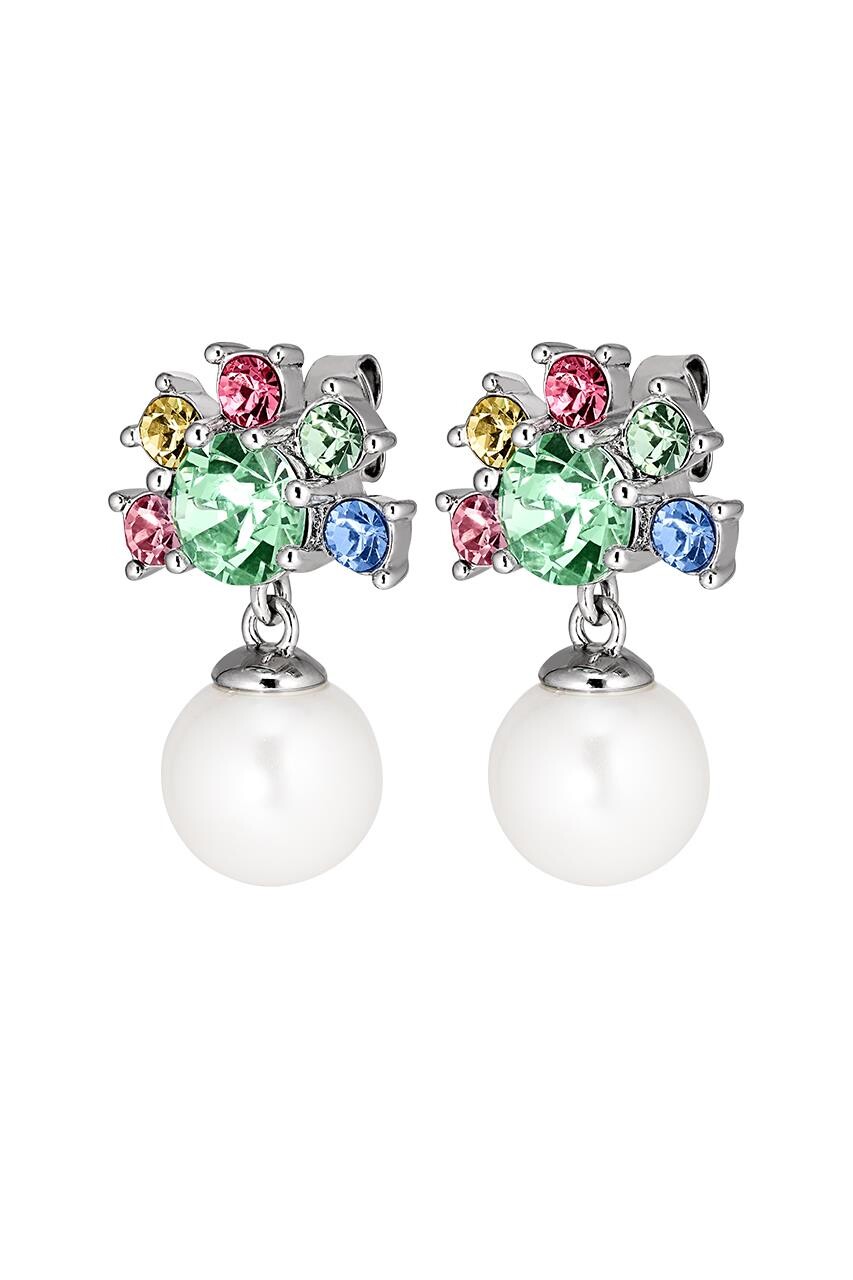 Dyrberg Kern Dyrberg/Kern Veronica Earring, Color: Silver, Pastel, Onesize, Women