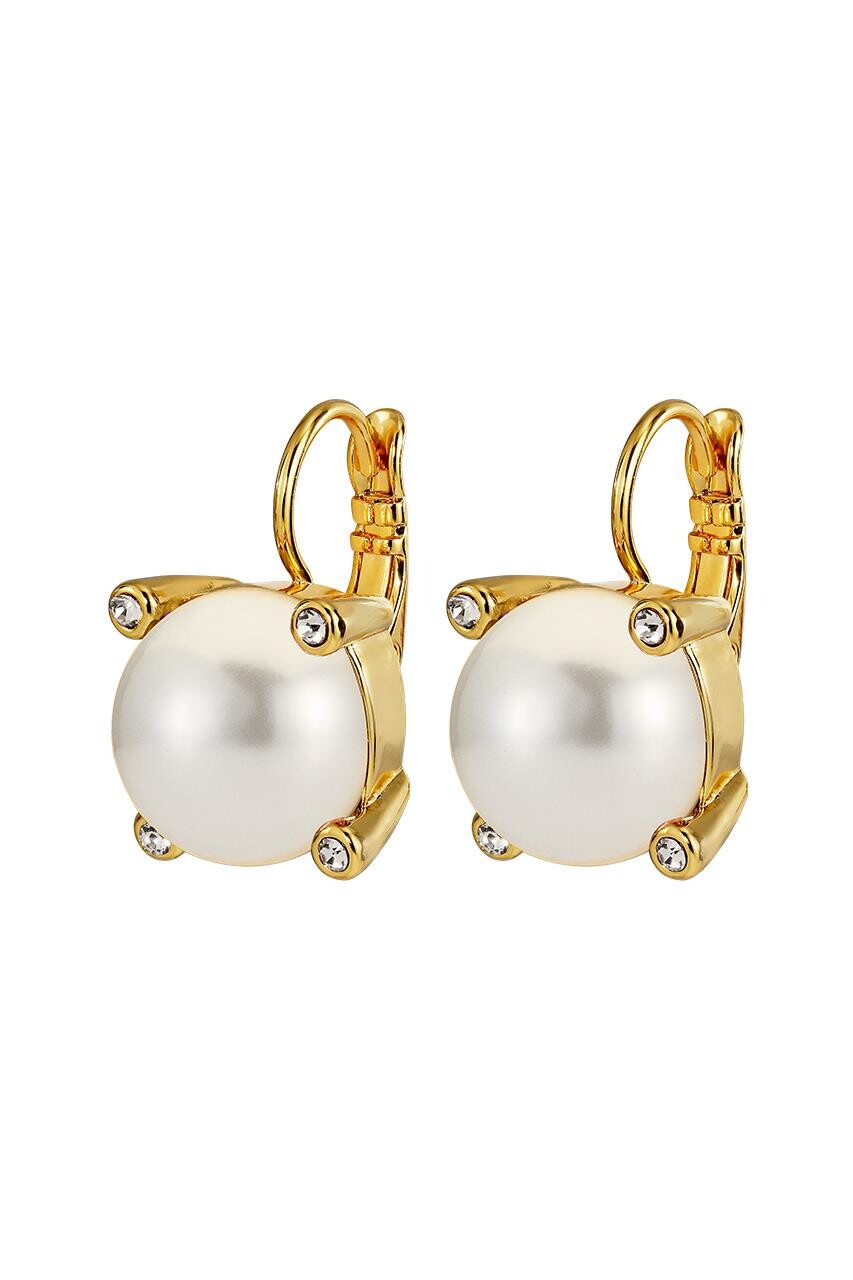 Dyrberg Kern Dyrberg/Kern Tana Earring, Color: Silver/White, Onesize, Women