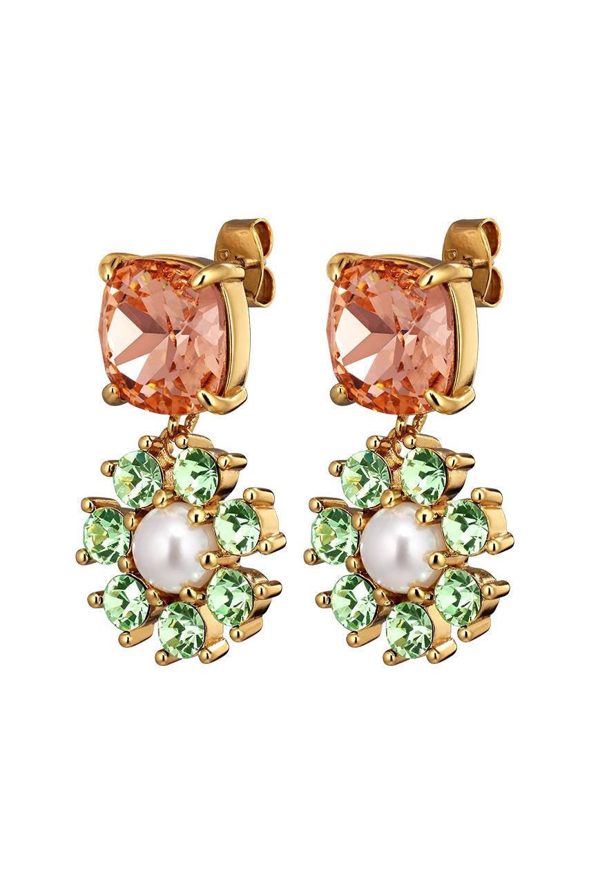 Dyrberg Kern Dyrberg/Kern Poppy Earring, Color: Gold, Peach, Onesize, Women