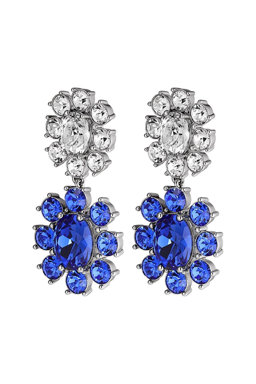 Dyrberg Kern Dyrberg/Kern Lina Earring, Color: Silver/Blue, Onesize, Women