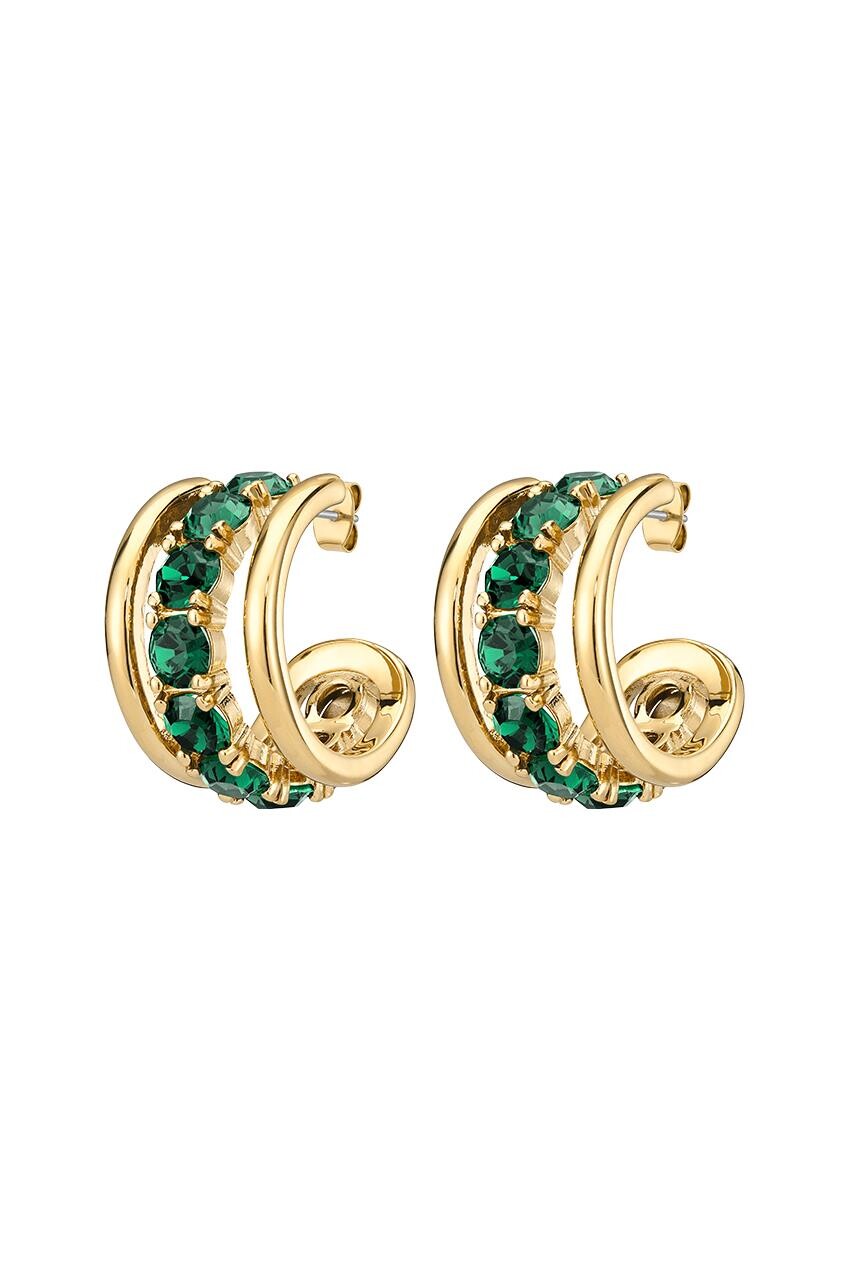Dyrberg Kern Dyrberg/Kern Helen Earring, Color: Gold/Green, Onesize, Women