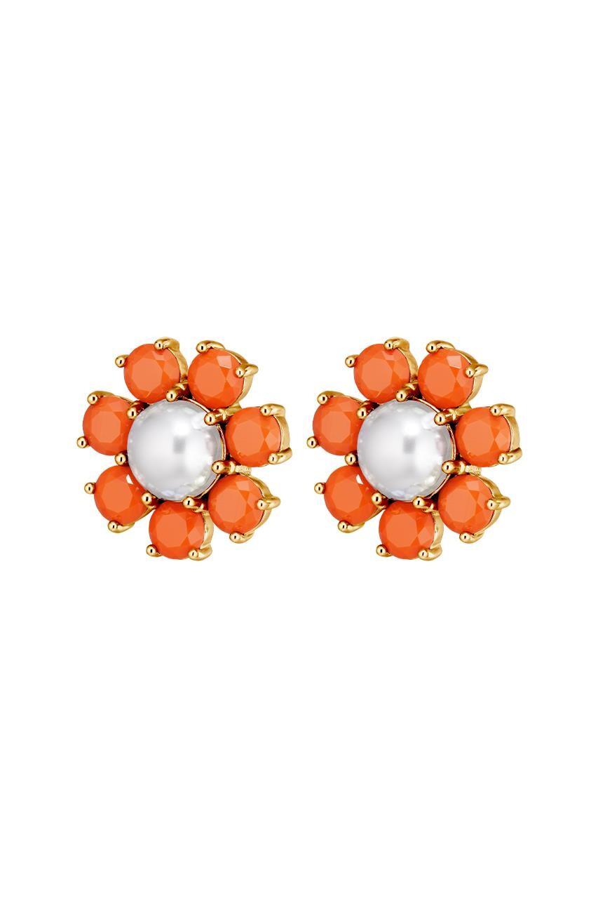 Dyrberg Kern Dyrberg/Kern Aubra Earring, Color: Gold, Orange, Onesize, Women