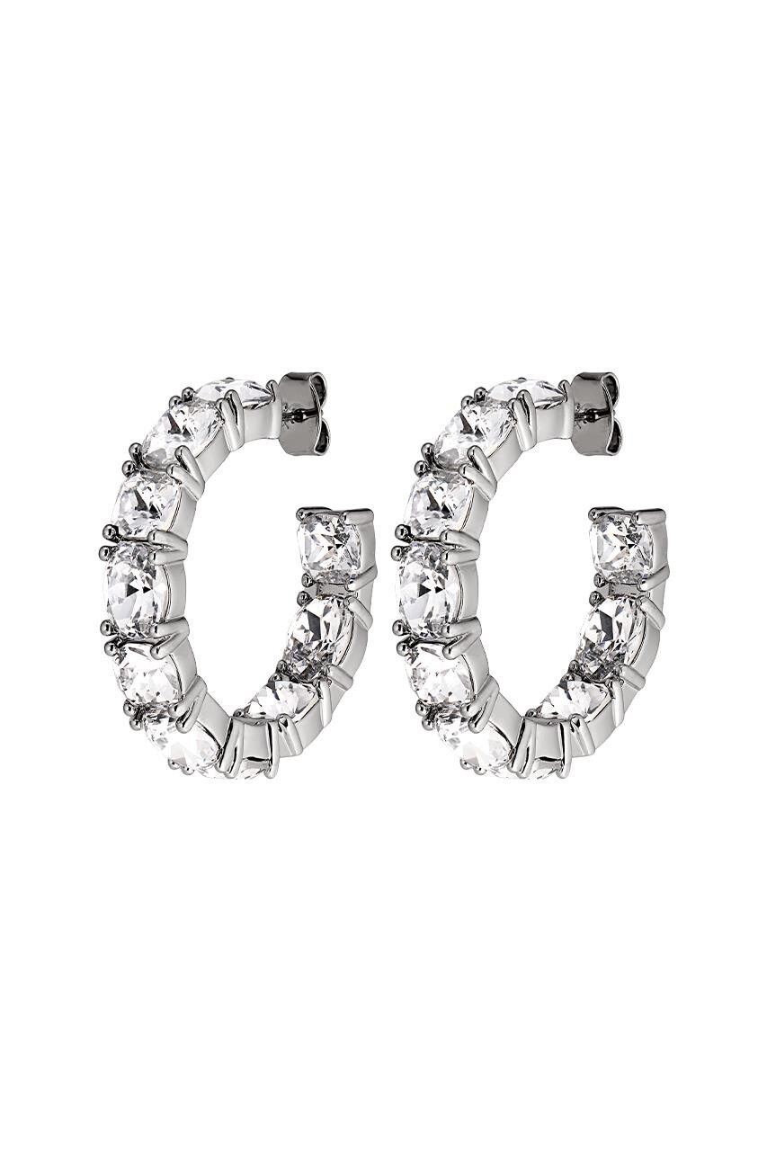 Dyrberg Kern Dyrberg/Kern Gretia Earring, Color: Silver/Crystal, Onesize, Women
