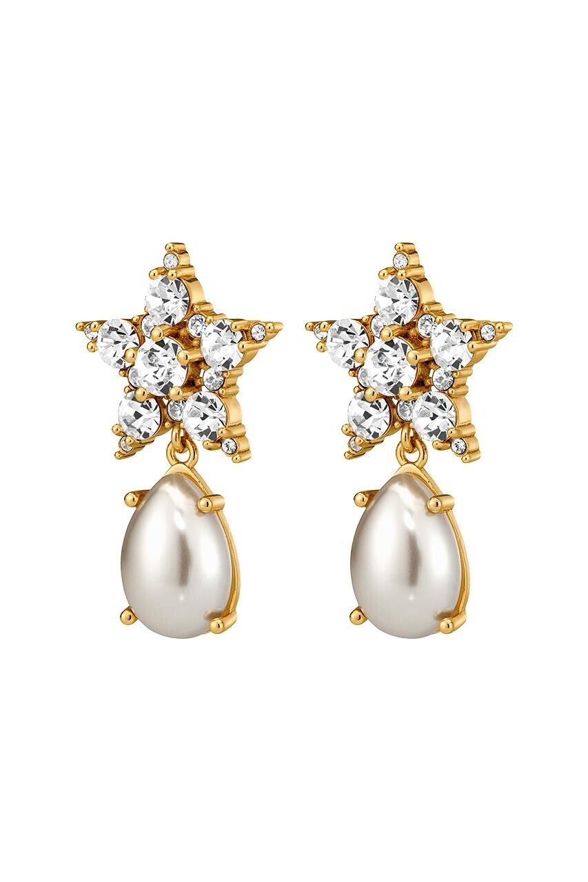 Dyrberg Kern Dyrberg/Kern Hydra Earring, Color: Gold/Crystal, Onesize, Women