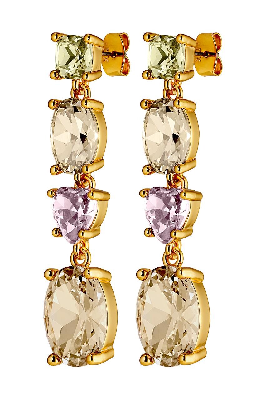 Dyrberg Kern Dyrberg/Kern Carmen Earring, Color: Golden, Onesize, Women
