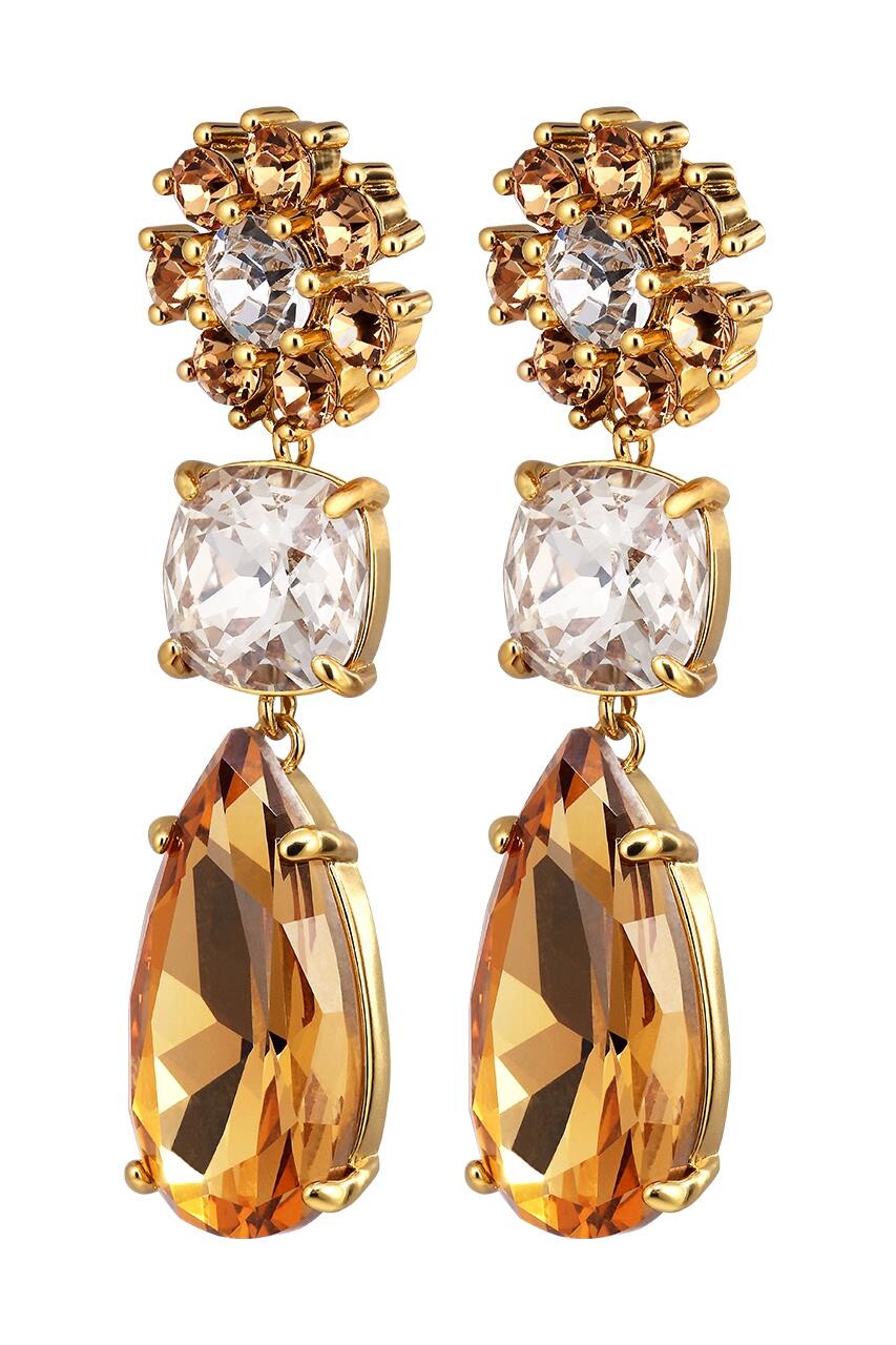 Dyrberg Kern Dyrberg/Kern Misia Earring, Color: Golden, Onesize, Women