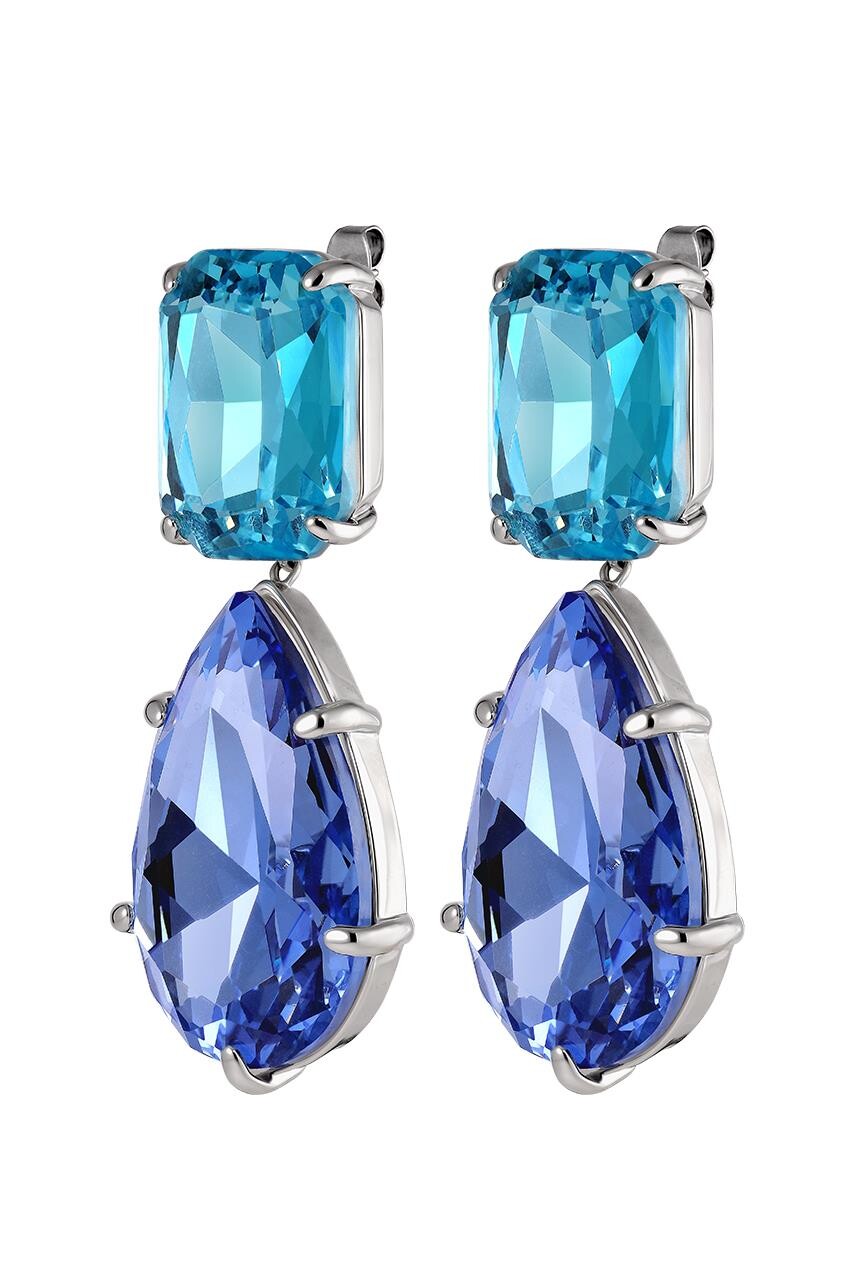 Dyrberg Kern Dyrberg/Kern Golari Earring, Color: Silver/Blue, Onesize, Women