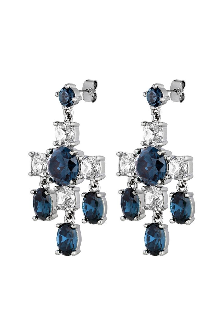 Dyrberg Kern Dyrberg/Kern Leonora Earring, Color: Silver/Blue, Onesize, Women