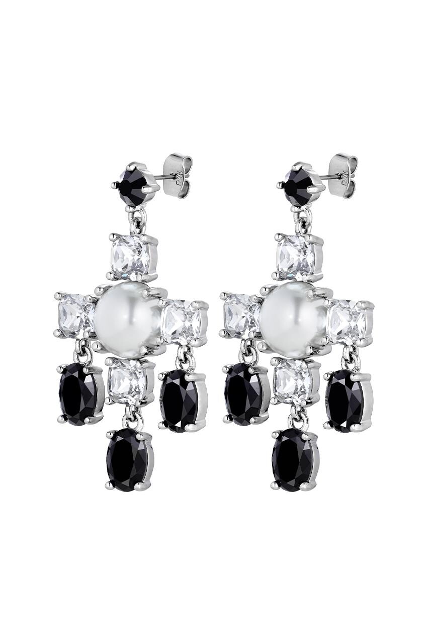 Dyrberg Kern Dyrberg/Kern Leonora Earring, Color: Silver/Crystal, Onesize, Women