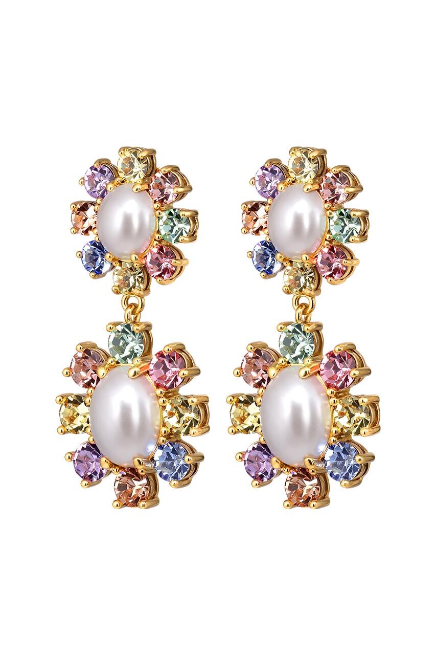 Dyrberg Kern Dyrberg/Kern Lina Earring, Color: Gold, Pastel, Onesize, Women