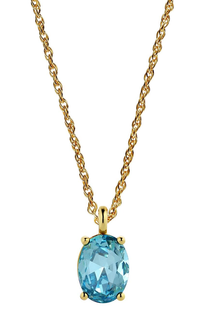 Dyrberg Kern Dyrberg/Kern Barga Halskæde, Color: Gold/Blue, Onesize, Women