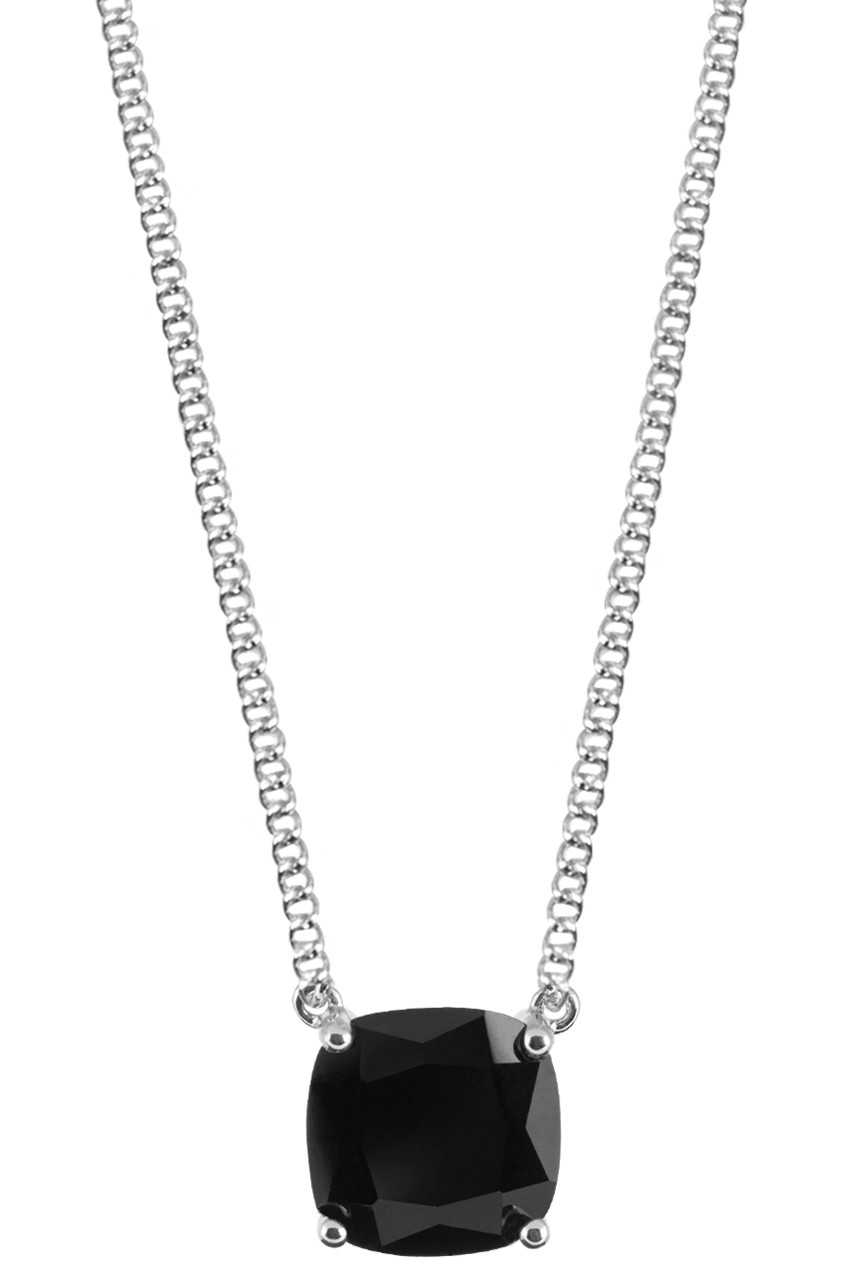 Dyrberg Kern Dyrberg/Kern Manny Necklace, Color: Silver/Black, Onesize, Women