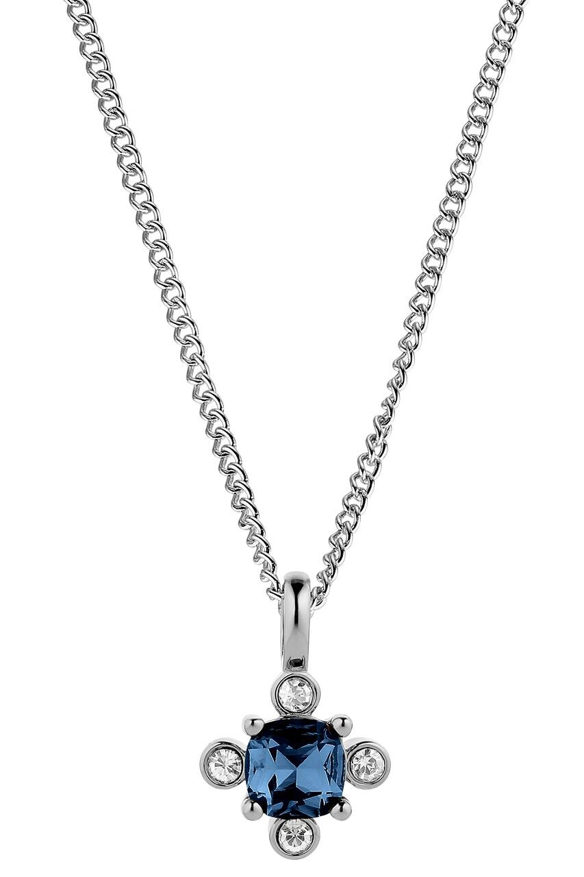 Dyrberg Kern Dyrberg/Kern Rimini Necklace, Color: Silver/Blue, Onesize, Women