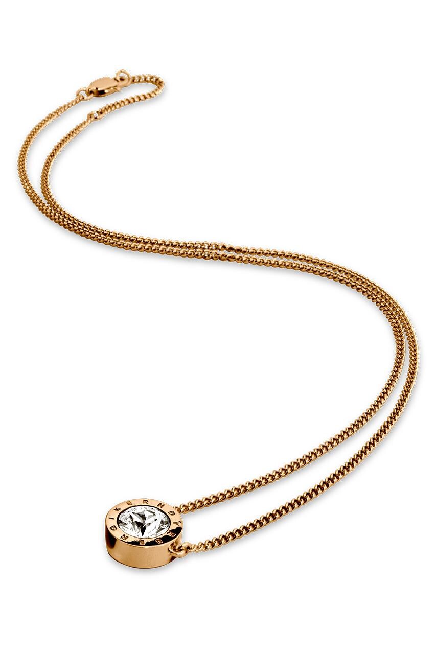 Dyrberg Kern Dyrberg/Kern Louise Necklace Tf, Color: Gold/Crystal, Onesize, Women
