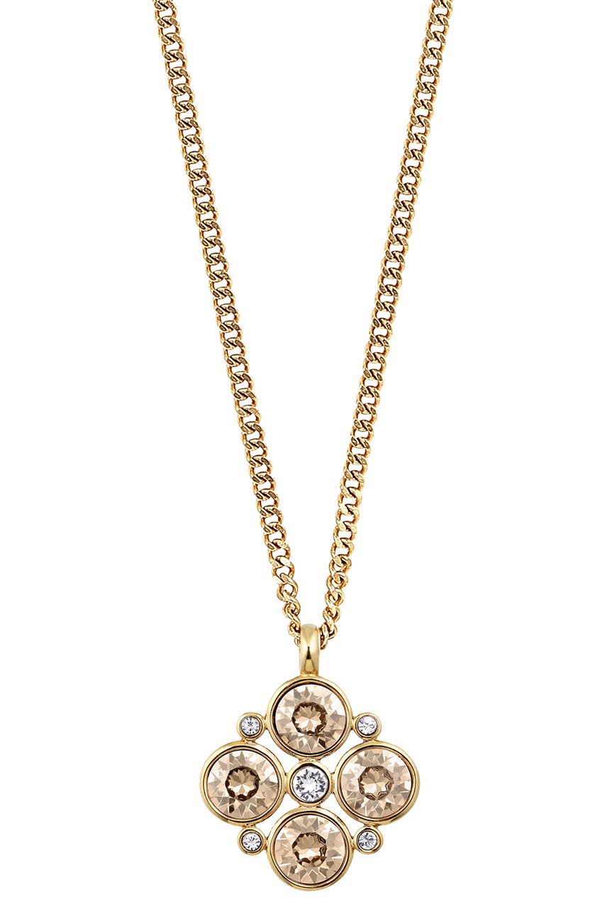Dyrberg Kern Dyrberg/Kern Maude Necklace, Color: Gold/Crystal, Onesize, Women