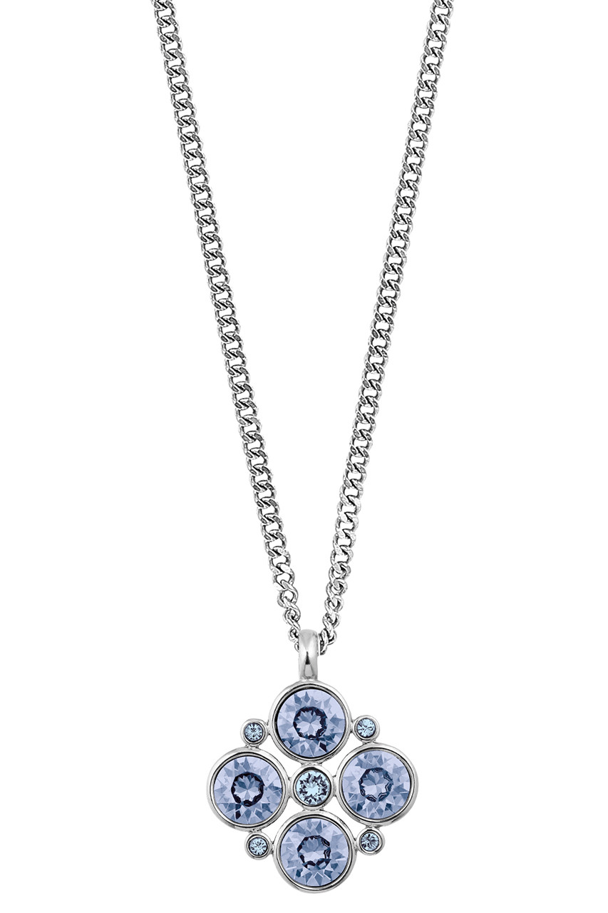 Dyrberg Kern Dyrberg/Kern Maude Necklace, Color: Silver/Blue, Onesize, Women