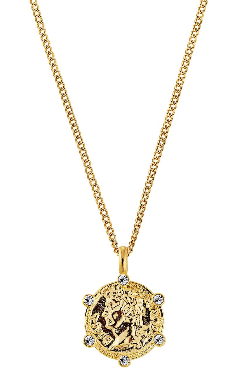 Dyrberg Kern Dyrberg/Kern Siena Necklace, Color: Gold/Crystal, Onesize, Women