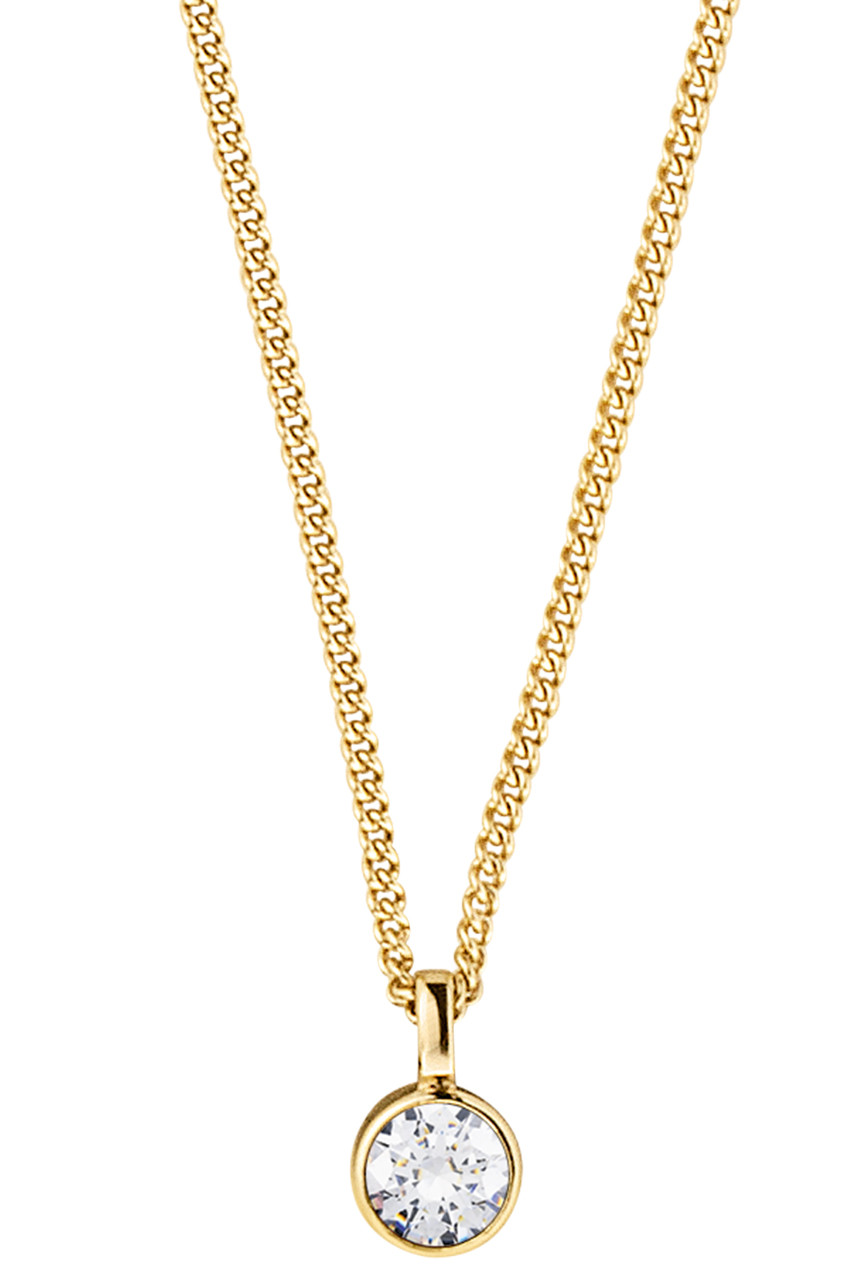 Dyrberg Kern Dyrberg/Kern Jemma Necklace, Color: Gold/Crystal, Onesize, Women