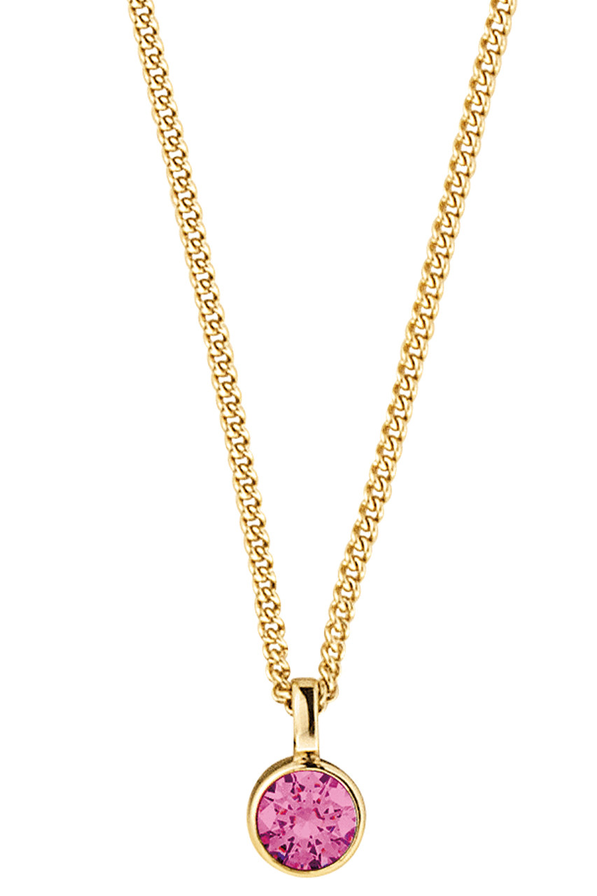 Dyrberg Kern Dyrberg/Kern Jemma Necklace, Color: Gold/Pink, Onesize, Women