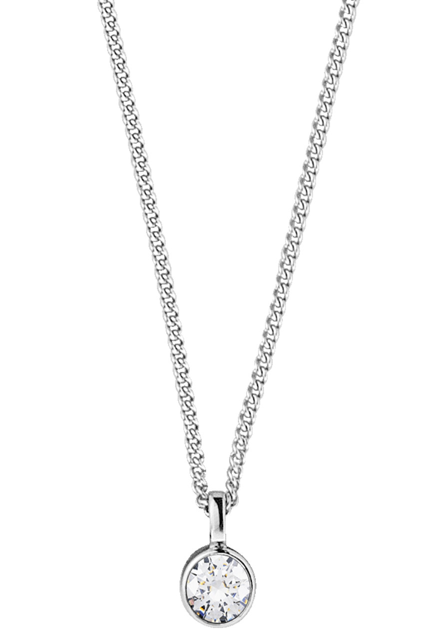 Dyrberg Kern Dyrberg/Kern Jemma Necklace, Color: Silver/Crystal, Onesize, Women