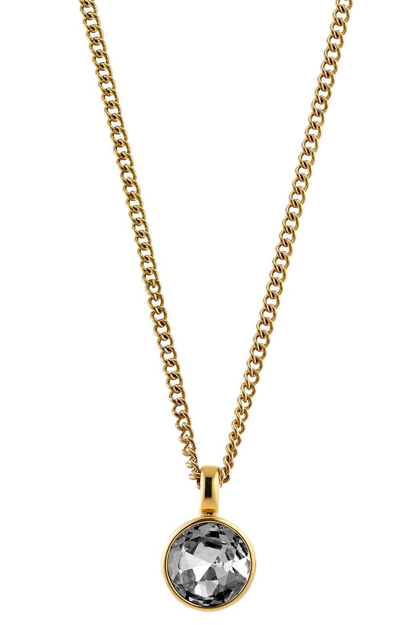 Dyrberg Kern Dyrberg/Kern Ette Necklace, Color: Gold/Grey, Onesize, Women