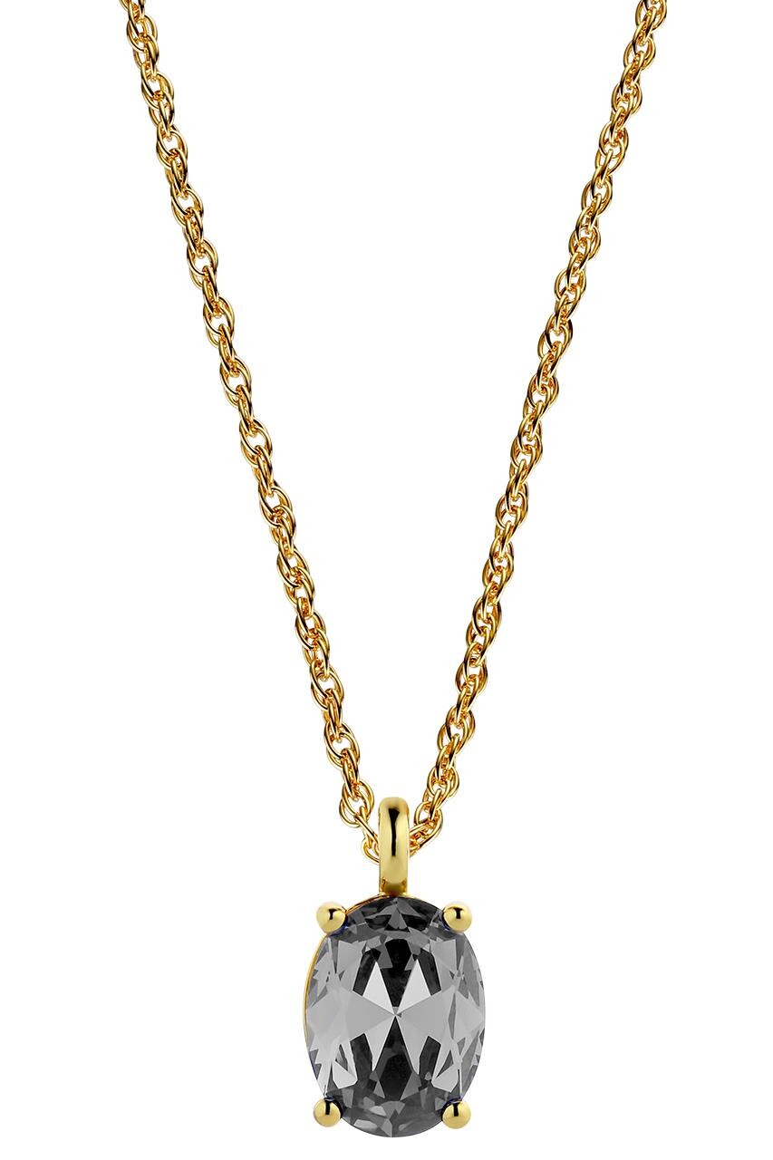 Dyrberg Kern Dyrberg/Kern Barga Necklace, Color: Gold/Grey, Onesize, Women