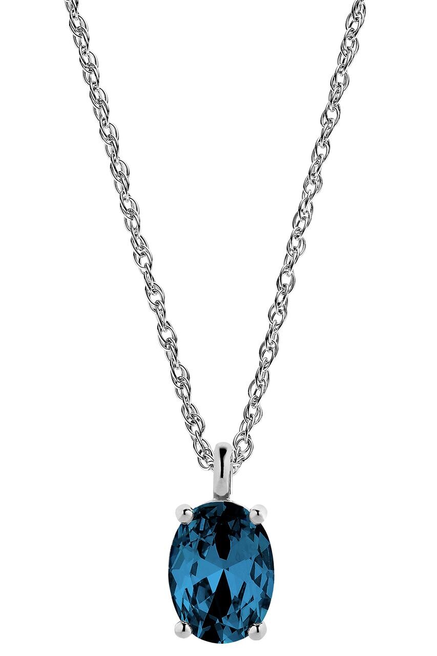 Dyrberg Kern Dyrberg/Kern Barga Necklace, Color: Silver/Blue, Onesize, Women