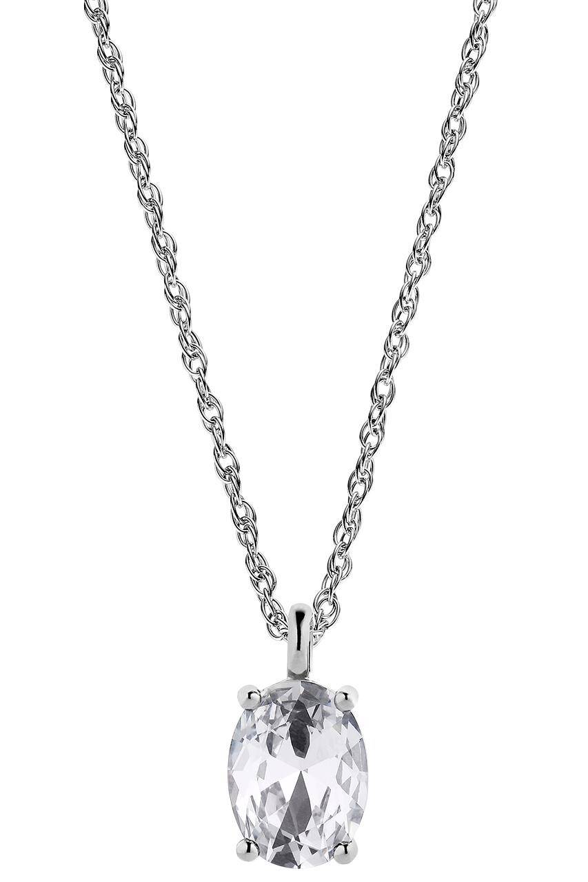 Dyrberg Kern Dyrberg/Kern Barga Necklace, Color: Silver/Crystal, Onesize, Women