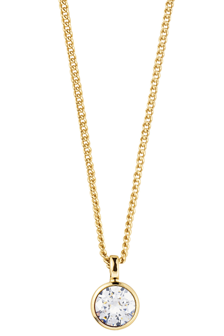Dyrberg Kern Dyrberg/Kern Ette Necklace, Color: Gold/Crystal, Onesize, Women