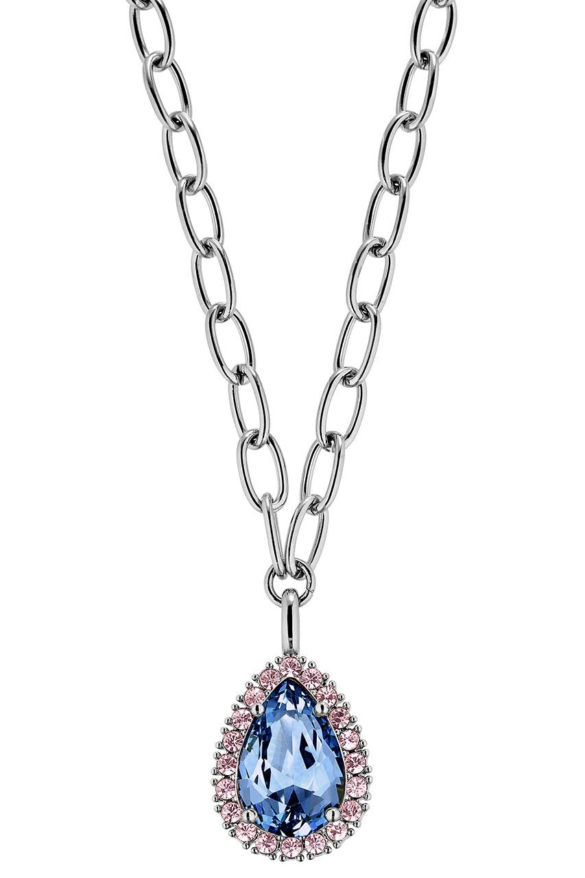 Dyrberg Kern Dyrberg/Kern Metta Necklace, Color: Silver/Blue, Onesize, Women